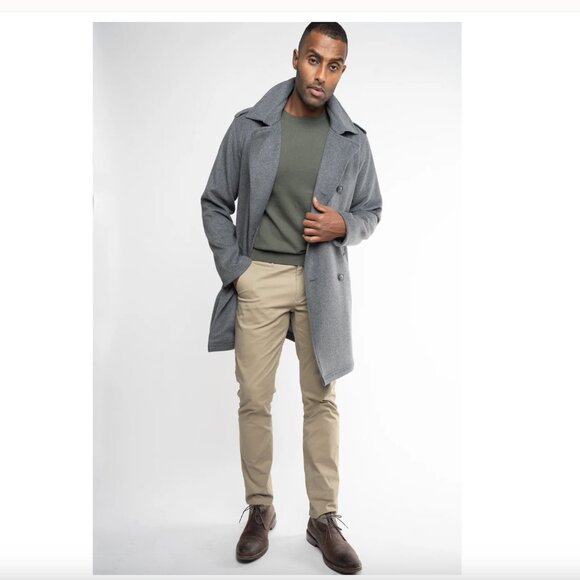 Highland Duds Explorer Peacoat (Medium- Gray)